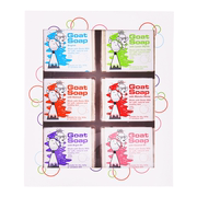 澳洲goat山羊奶皂洗脸沐浴洁面皂，手工香皂儿童孕妇100g*6礼盒装