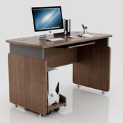 广东家具简约现代台式办公桌单人主管桌1.2米1.4米职员电脑桌椅