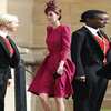 法式宴会小礼服，裙玫红色气质秋装，连衣裙平时可穿女王妃同款