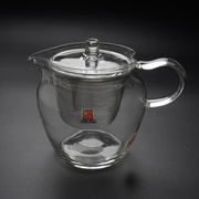 一屋窑花茶壶耐热玻璃，壶五金网壶菊花壶不掉盖壶茶具家用加厚壶