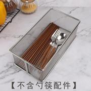 加高款消毒柜沥水放筷子，架置物架筷托304不锈钢厨房筷子盒多用途