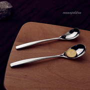 欧德隆咖啡勺不锈钢搅拌勺创意搅拌勺子迷你韩国咖啡用具27g