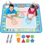 2024儿童大号水画布套餐玩具可清水绘画彩色涂鸦毯魔法水写水