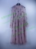 ZDG-PMAJW5515-10/88/2980粉红长袖连衣裙时尚洋装2020秋冬