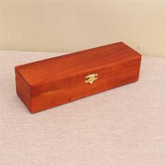 极速红木线香盒木质香盒存香家用创意素面储香盒加长款收纳盒香筒