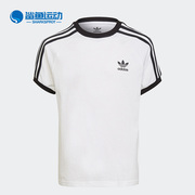 Adidas/阿迪达斯夏季三叶草大童圆领运动短袖T恤HK0265
