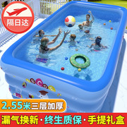 超大号儿童游泳池加厚家用充气婴儿，游泳桶大型成人小孩户外戏水池