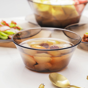 进口多莱斯钢化玻璃水果沙拉碗泡面，碗家用餐具高级感高档耐热汤碗
