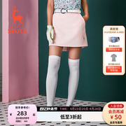 SVG高尔夫套装女纯色百褶半身裙网球裙修身女士运动短裙
