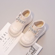 女童春秋短靴中小童公主，2023年儿皮靴单宝宝(单宝宝，)靴子短靴马丁靴