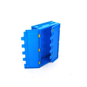 折叠塑料箱子600-170物流周转箱，储物折叠式配送箱可配盖加厚