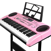 高档儿童电子琴成人初学弹奏带话筒玩具，女孩家用多功能钢琴