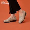 Pansy日本女鞋日系简约上班通勤女士皮鞋轻便舒适不累脚鞋子春款