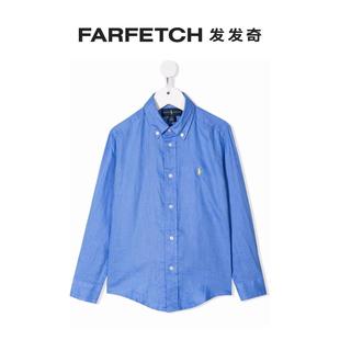 Ralph Lauren童装Polo Pony 扣角领衬衫FARFETCH发发奇