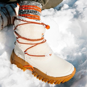 hunter女鞋秋冬保暖防水时尚，羊羔毛女士(毛女士)雪地，靴滑雪鞋防滑女中筒靴