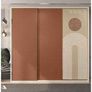 衣柜推拉纸门客移门，家具厅翻新柜子贴纸墙自20613粘厨房玻璃壁门