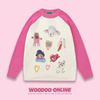 动物基地 WOODOO 设计师品牌 休闲款拼接卡通 男女针织衫毛衣
