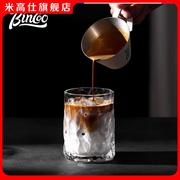 Bincoo树纹咖啡杯家用水杯玻璃冰美式杯子拿铁杯特调高颜值酒杯