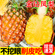 海南金钻凤梨5斤水果新鲜当季整箱香水大菠萝9手撕无眼台农17