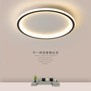极简卧室灯简约现代个性创意卧室书房餐厅房间圆形网红铝材吸顶灯