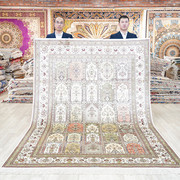 真丝地毯180x270cm别墅上门试铺搭配一千零一夜手工地毯图案