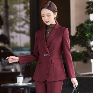 大码西装外套女职业套装春季新款女装时尚气质高端女士西服工作服