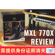 mxl770x多模式，专业录音电容，麦克风话筒美国保证