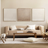 侘寂风格客厅挂画抽象现代沙发背景墙装饰画北欧简约大气壁画三联