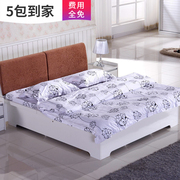 板式高箱床1.5米1.8米地暖，床软包床气压，储物床卧室软靠气动双人床