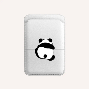 苹果magsafe磁吸卡包适用于iphone15promax皮革mini卡套式，情侣13pro真皮质卡夹钱包，配件插卡槽门禁卡一体