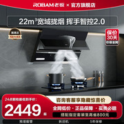老板抽油烟机27n0h家用厨房大吸力侧吸式吸油机，易清洁(易清洁)