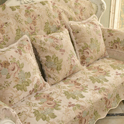 定制欧式沙发垫四季通用盖布巾轻奢高级感美式皮沙发套罩防滑坐垫