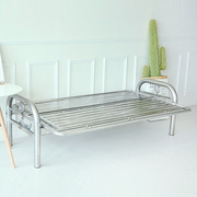 沙发床1.2米推拉不锈钢 铁艺床单人 多功能折叠沙发床椅1.8米