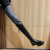 靴子女2023秋冬显瘦高筒长筒靴网红骑士靴女鞋今年流行的长靴