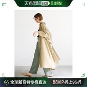 日本直邮select MOCA 女士大尺寸立领大衣 春季流行款 修身轻盈