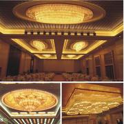 酒店大堂灯长方形水晶灯别墅KTV会所宴会厅装饰非标工程灯具