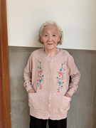 中老年人女装秋装开衫毛衣，2023奶奶装刺绣花朵花开衫妈妈装外