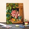 数字油画手绘DIY世界名画植物花卉静物水果填色休闲减压打发时间