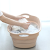 日本可折叠洗衣服盆子家用特大号硅胶，洗澡盆加厚超大号塑料盆脸盆