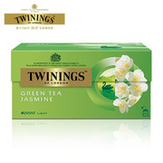 Twinings川宁茶叶 进口茉莉花茶 绿茶25片花茶包绿茶包酒店袋泡茶