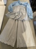 梦幻星座  日系小众设计感纯棉雪纺宽松娃娃款长袖衬衫女春季