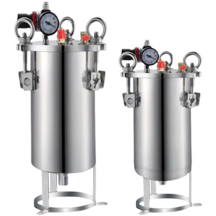 不锈钢压力桶带漏斗储胶罐压力，罐液位显示桶胶桶()