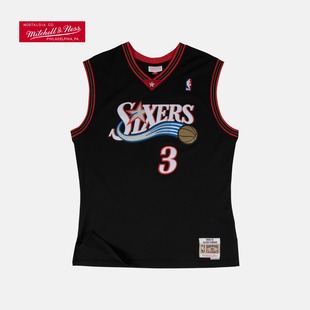 复古球衣sw2000-01赛季-费城，76人队-艾弗森nba-mitchellness