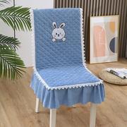 餐椅垫坐垫靠背垫一体家用防滑餐椅套装加厚椅子，垫现代简约椅子罩