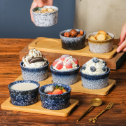 日式餐具陶瓷烘焙小甜品，蛋糕杯烤布丁，碗舒芙蕾烤碗蒸蛋盅烤箱专用