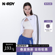 NERDY2023春夏女士短款波列罗舞长袖卫衣甜酷时尚潮流上衣