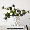 逼真刺芹北欧植物蓝色假花 设计师款小众花艺摆件软装 仿真花丝花