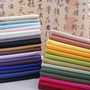 半米传统三十色布料刺绣手工DIY8安全棉细帆布包布艺袋桌布沙发枕