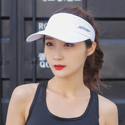 运动空顶帽夏户外(夏户外)跑步马拉松帽子健身防晒遮阳帽无顶女速干网球帽