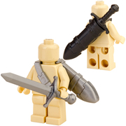 科睿配件特兰克斯勇者，之中古武器鞘，拼装积木人仔玩具兼容乐高